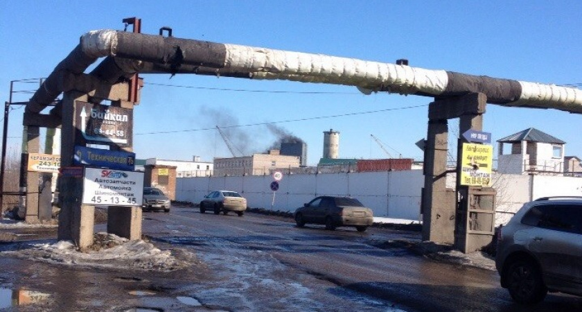В Оренбурге произошел пожар на заводе ЖБИ