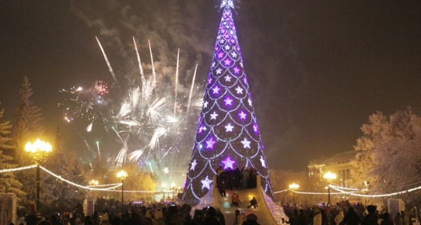 График открытия елок в Оренбурге. Первая — 26 декабря в Северном округе