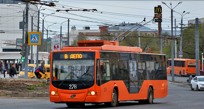 Сегодня троллейбус №10 не будет доезжать до конечной остановки на ул. Волгоградской