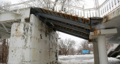 Жители Оренбурга пожаловались на состояние моста через Урал