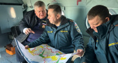 Сергей Балыкин осмотрел затопленные территории Оренбуржья с вертолета