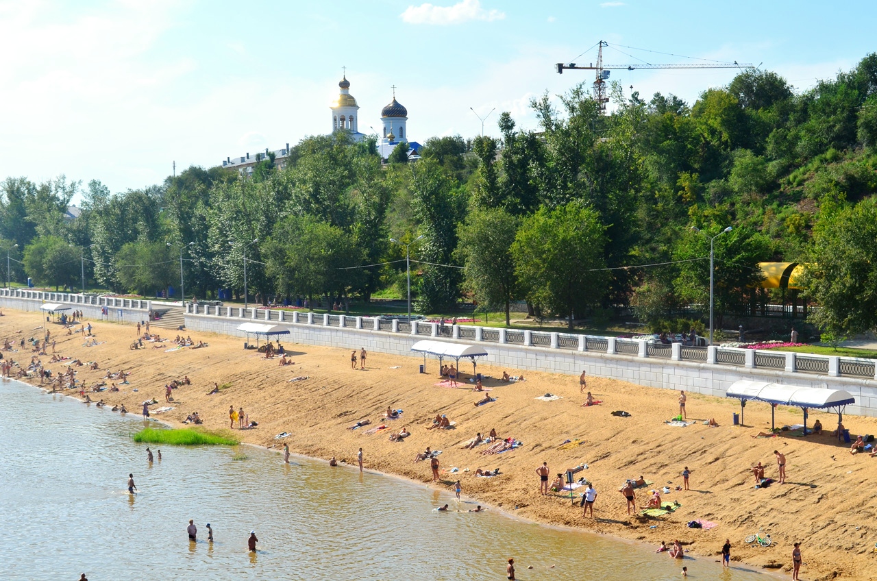 пляж в балашове