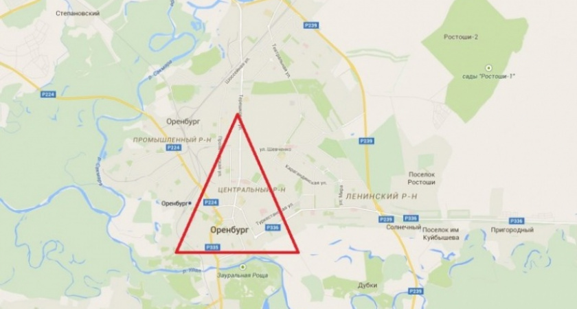 В Оренбурге произошел выброс газа