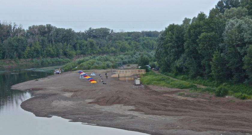 Фото дня: новый пляж на Сакмаре