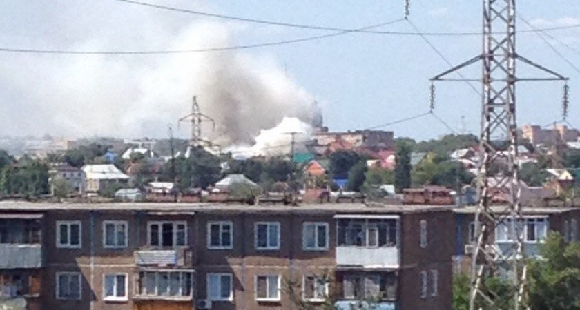 В Оренбурге произошел пожар в сауне на ул. Орской