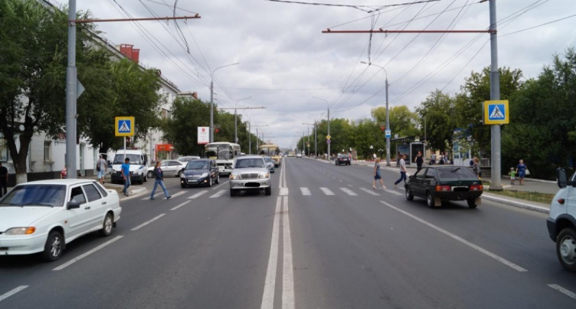 В Оренбурге на проспекте Победы сбита шестилетняя девочка