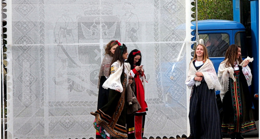 Фото дня: Пуховой флешмоб в Покров день