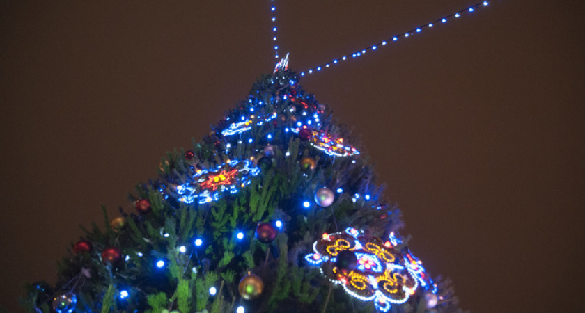 29 декабря в Оренбурге откроются новогодние елки