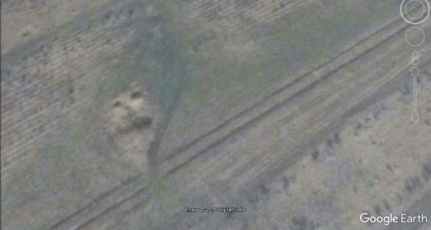 В Новоорском районе заметили гуманоида. Фото