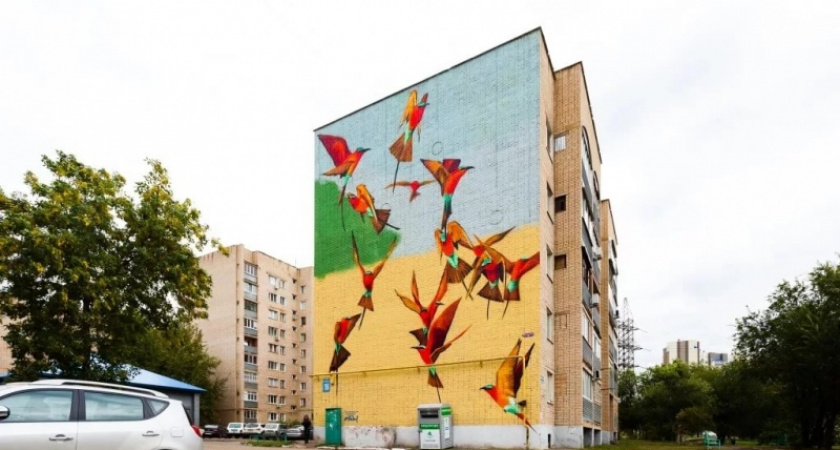 Стенограффия. В Оренбурге снова разрисуют здания