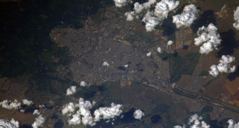 Мне сверху видно всё. Фото Оренбурга из космоса