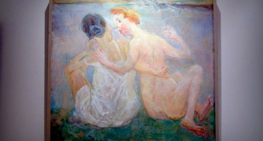 Большая любовь. Жанна Валиева посетила выставку Аркадия Ескина