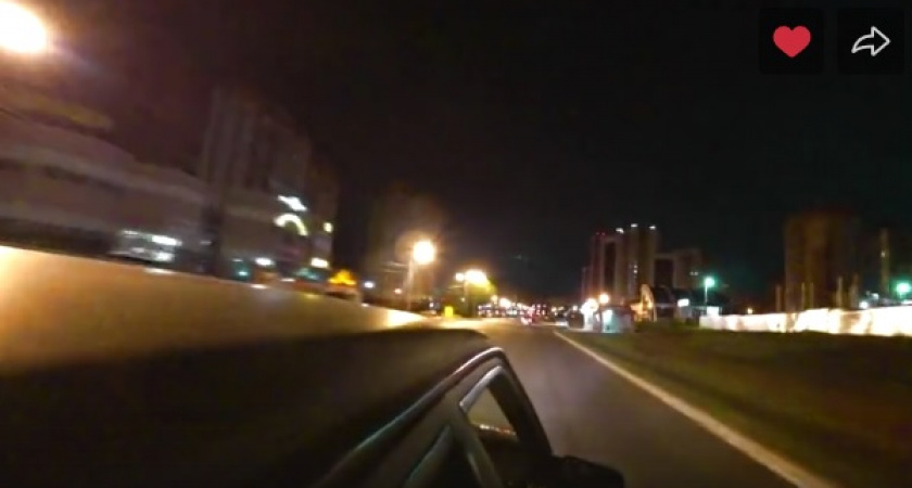 Мертвый город за минуту. Оренбуржец покатался с камерой на крыше авто