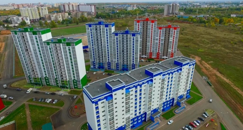 Выше облаков. Оренбургский ЖК "Времена года" с высоты птичьего полета