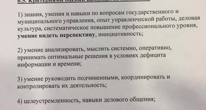 Умение видеть. Оксана Набатчикова о критериях выбора Главы города