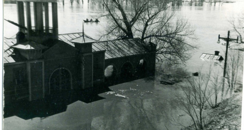 Одни макушки торчат. Как разливался Урал в 1957 году