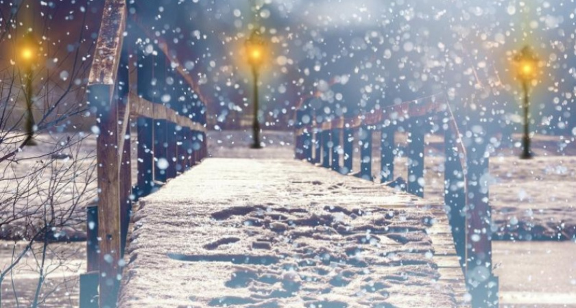 А снег идет. Прогноз оренбургской погоды на 26.12.18 г.