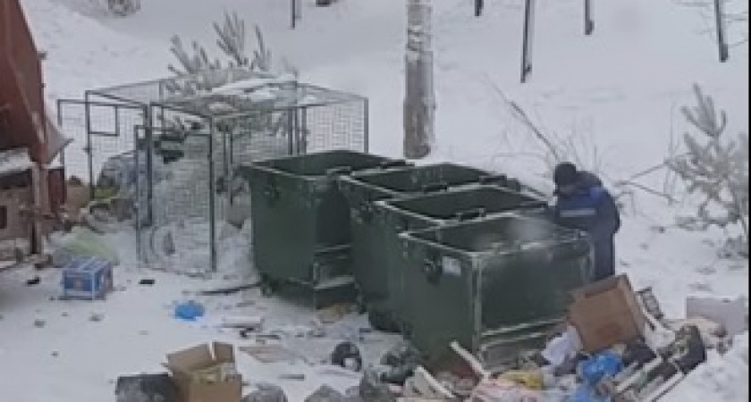 Eще грязнее. Видео ВГАЕ.РУ о вывозе мусора в Оренбуржье