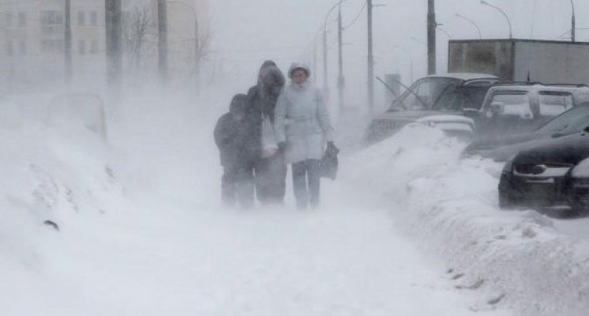 Заметает. Прогноз оренбургской погоды на 22.02.19 г.