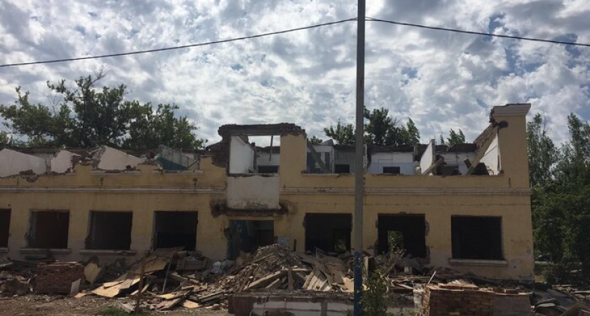 В Оренбурге начался снос аварийных домов на проспекте Гагарина