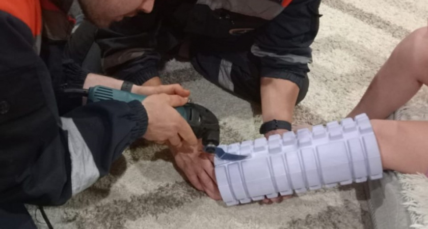 Оренбургские спасатели применили реноватор к ноге 8-летней девочки