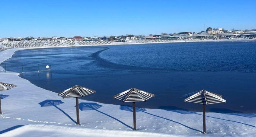 Вода в озерах Соль-Илецка не замерзает даже в 30-градусные морозы