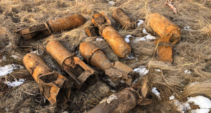 В Оренбургском районе обнаружены боеприпасы