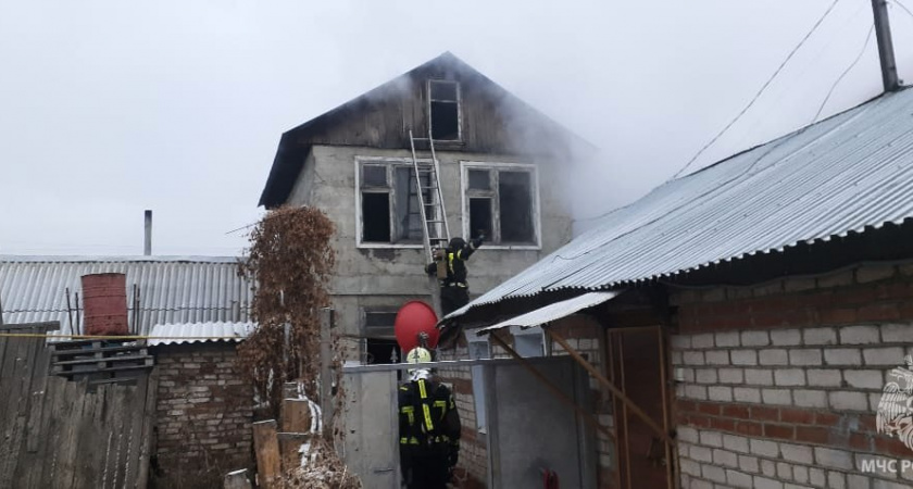 В Оренбурге в результате пожара на улице Халтурина погиб мужчина