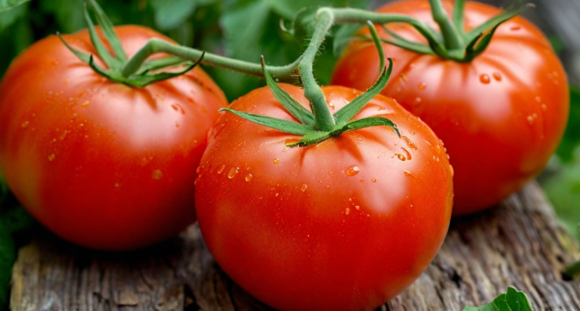 Фото к статье: Не «Бычье сердце»: этот гибрид завязывает томаты до 8 штук в кисти и в холод, и в жару — сочные и мясистые