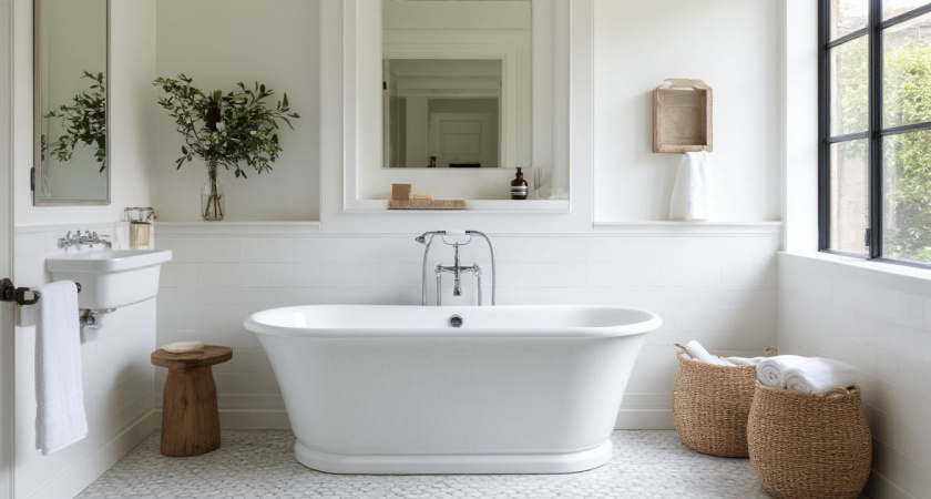 Одна хитрость горничных из отеля: нанесли на стенки ванной – и через полчаса вау-эффект обеспечен - станет белее снега