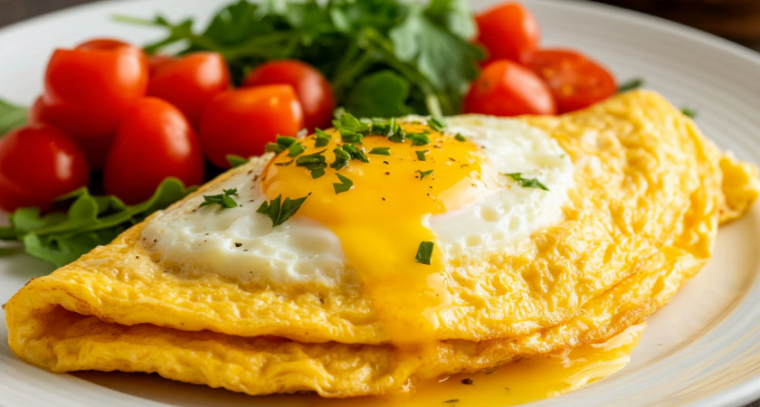 Омлет будет как облачко: соду и молоко не добавляем – все дело в одной хитрости