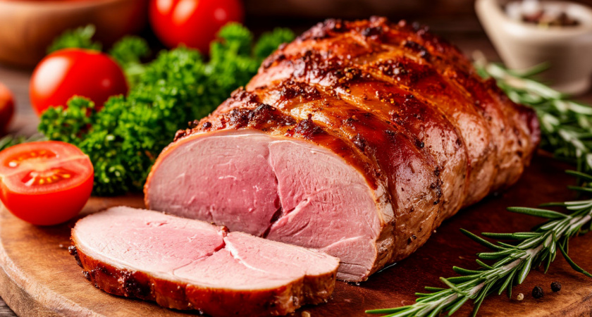 Готовлю мясо вместо колбасы на бутерброды без духовки — фольга и рукав для запекания не нужны