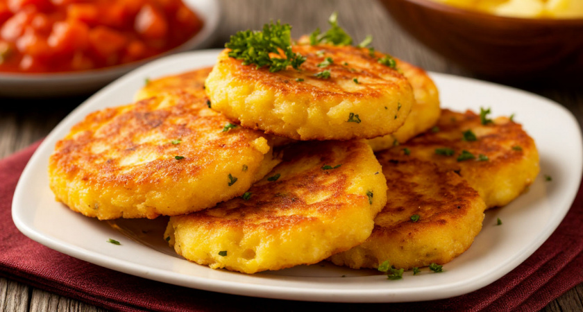 Соседка научила жарить картофельные котлеты: получаются нежные, кремовые, румяные - и таких пышных не видела