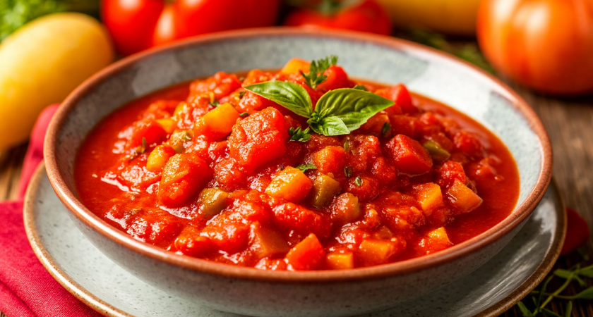 Готовлю подливу для спагетти на зиму — вкусный соус с овощами: «макарошки» с ним — царское блюдо