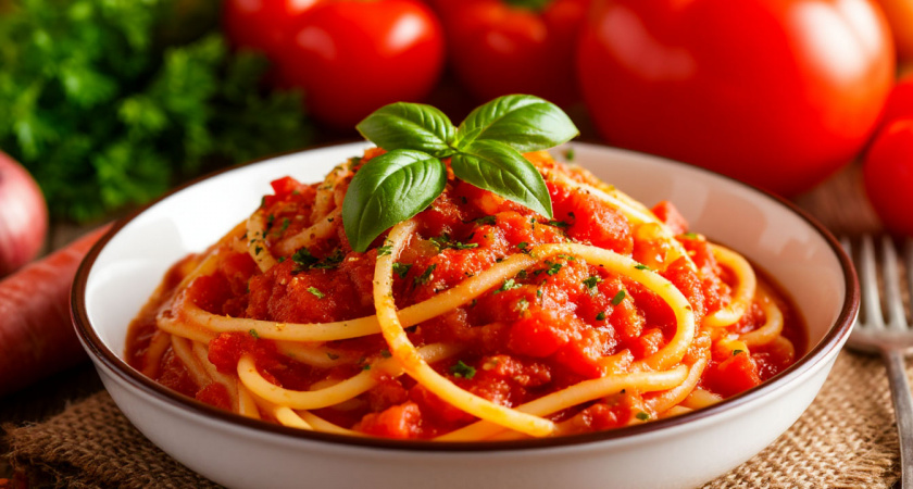 Подлива для спагетти на зиму — вкусный соус с овощами: «макарошки» с ним — царское блюдо