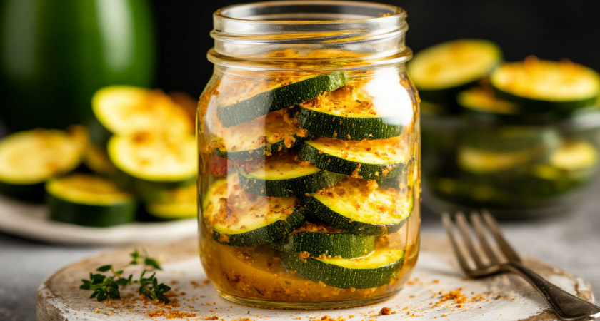 Огурцы теперь не «малосолю», семья подсела на хрустящие кабачки «Скороешки» — быстрая закуска