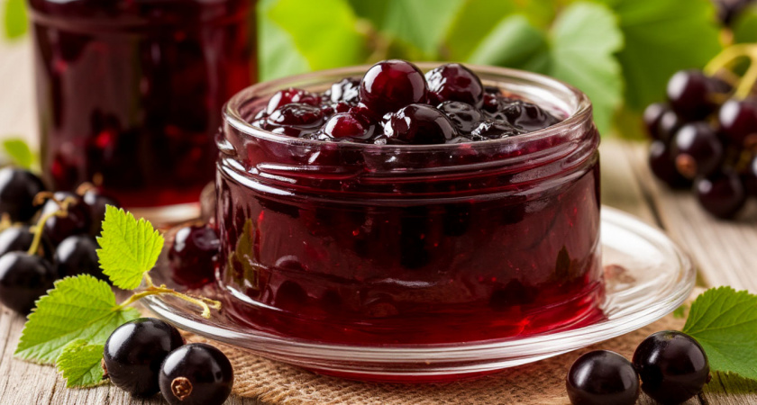 Дети едят его вместо мармелада: желе из черной смородины за 12 минут - а сколько пользы