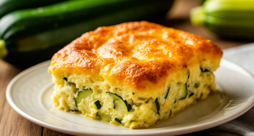 Если есть кабачки, делаю запеканку — нежная, как суфле, с сырной корочкой. Никто не догадывается, что внутри