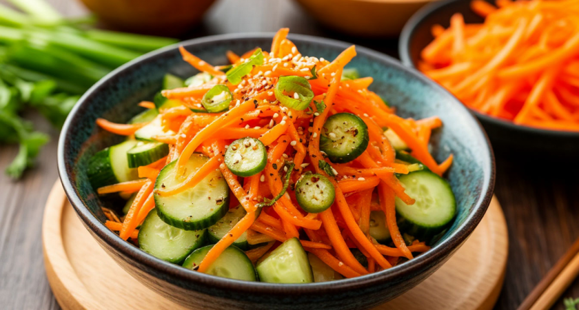 Когда обычные огурцы надоели, закрываю салат "По-корейски": пикантная закуска идеальна на праздничный стол - так вкусно, что кручу больше 7 банок 