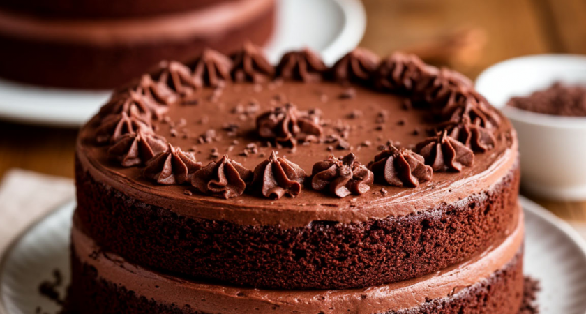 Шикарный шоколадный тортик за 12 минут