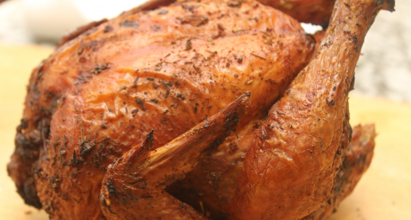 Рецепт жареной курицы в духовке