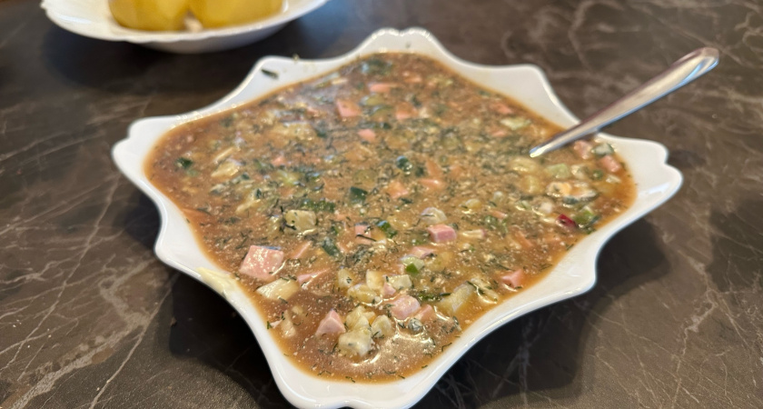 Русское блюдо, кажущееся необыкновенным для иностранцев