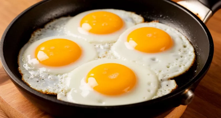 Более здоровое и вкусное приготовление яичницы