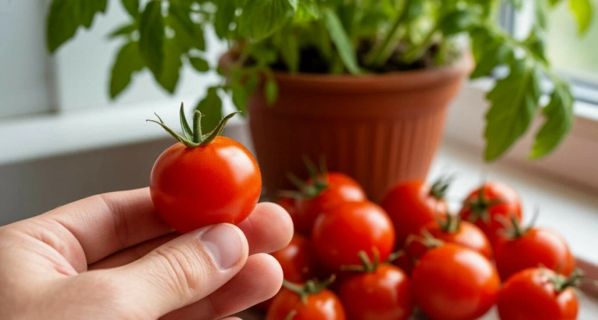 История про посадку помидоров, купленных в "Магните", под крышей дома своего, как гласит знаменитая песня