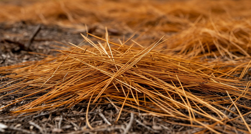 Сосновая хвоя в роли удобрения, которое, помимо благоприятного влияния на почву, борется с вредителями — и борется на удивление здорово