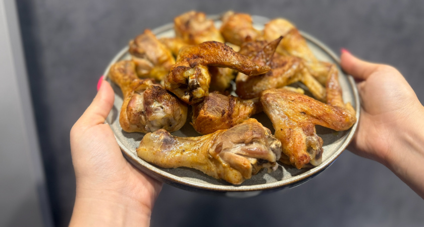 Рецепт жареных куриных крылышек