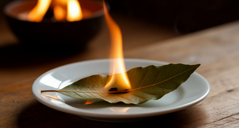 Зажигание лаврового листа в доме — польза и методика претворения в жизнь 