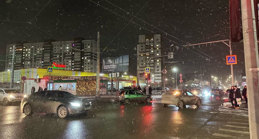 Зима настигла Оренбург 4 ноября