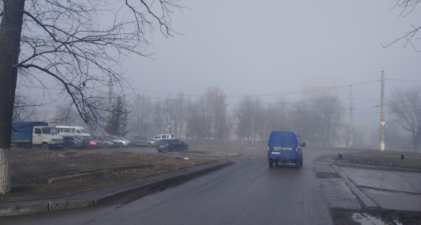 Туман окутывает Оренбуржье
