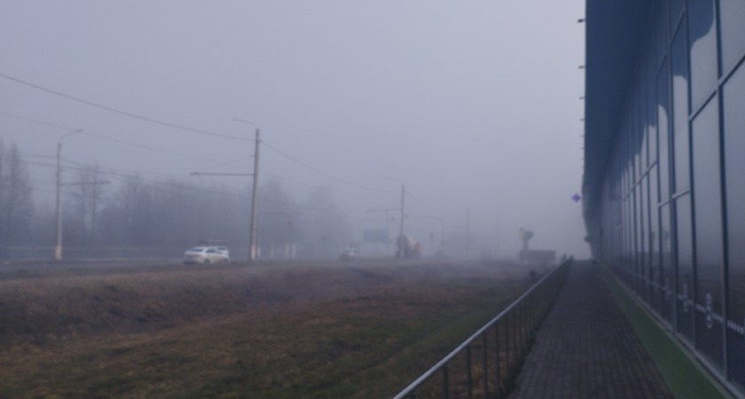 Оренбуржье накрыло туманом и ветром